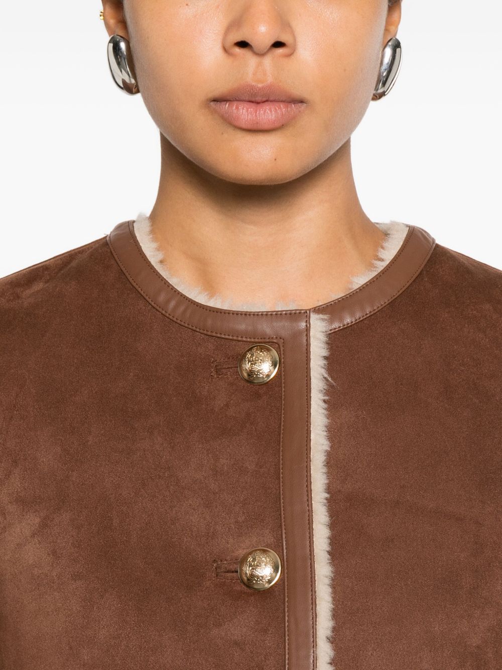 Semicouture Jackets Brown Polyester