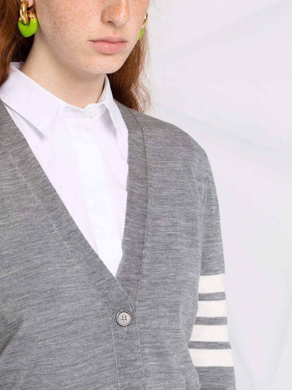 Thom Browne Sweaters Light Grey Merino