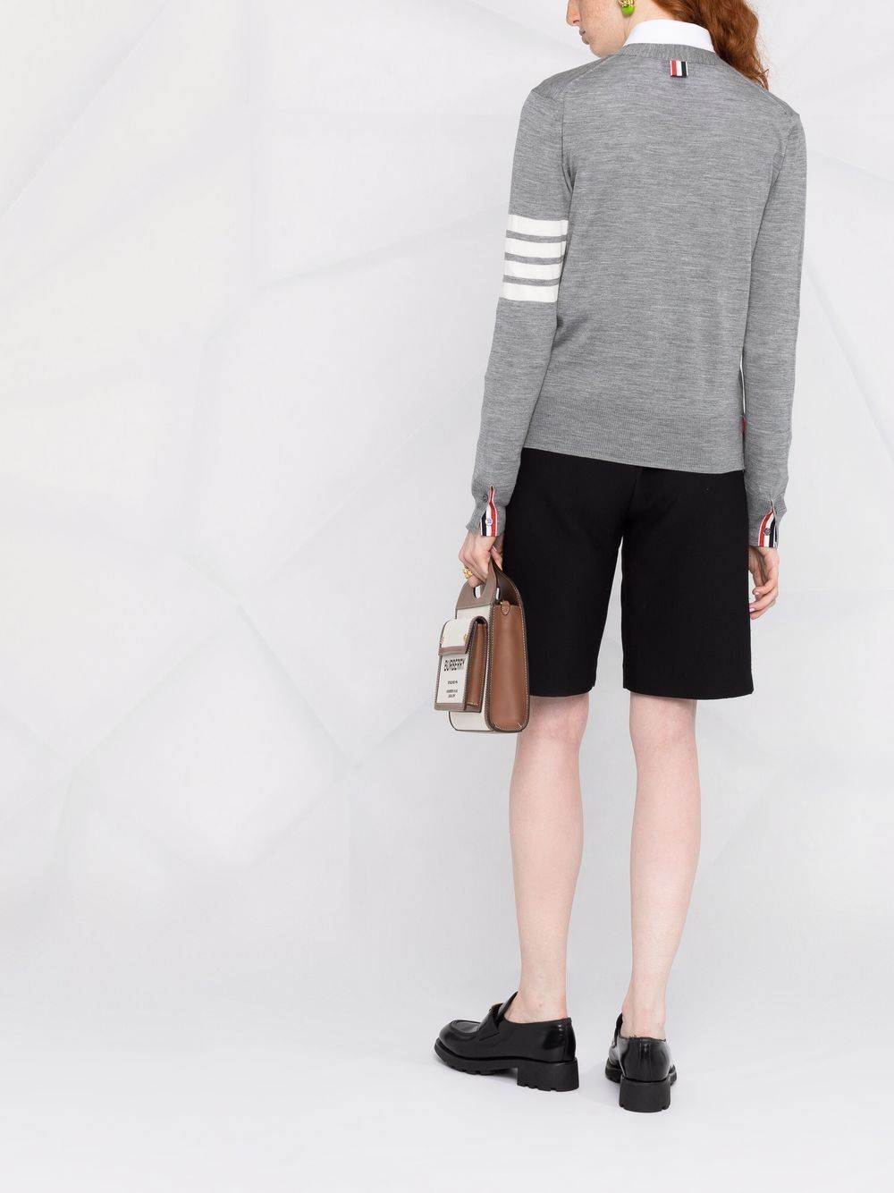 Thom Browne Sweaters Light Grey Merino