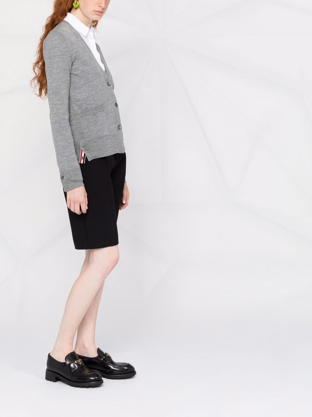 Thom Browne Sweaters Light Grey Merino