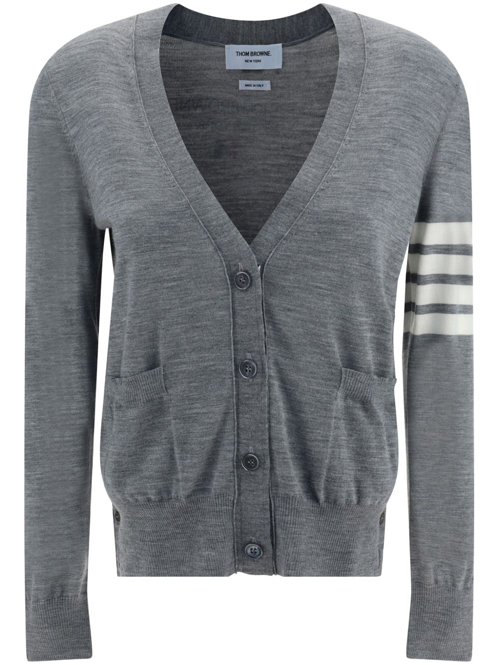 Thom Browne Sweaters Light Grey Merino