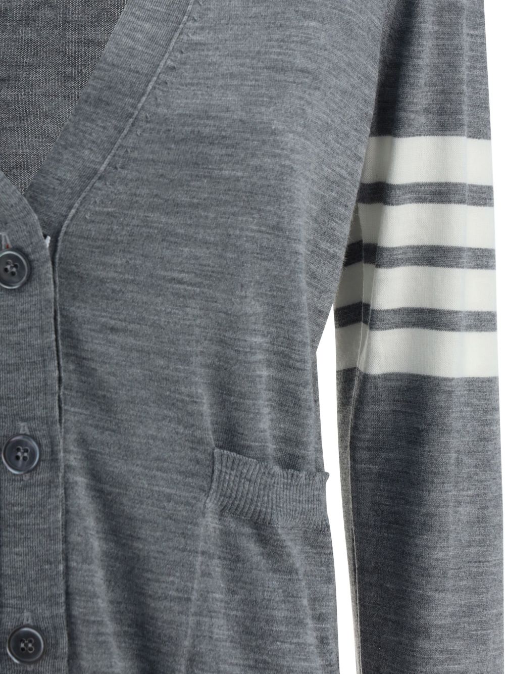 Thom Browne Sweaters Light Grey Merino