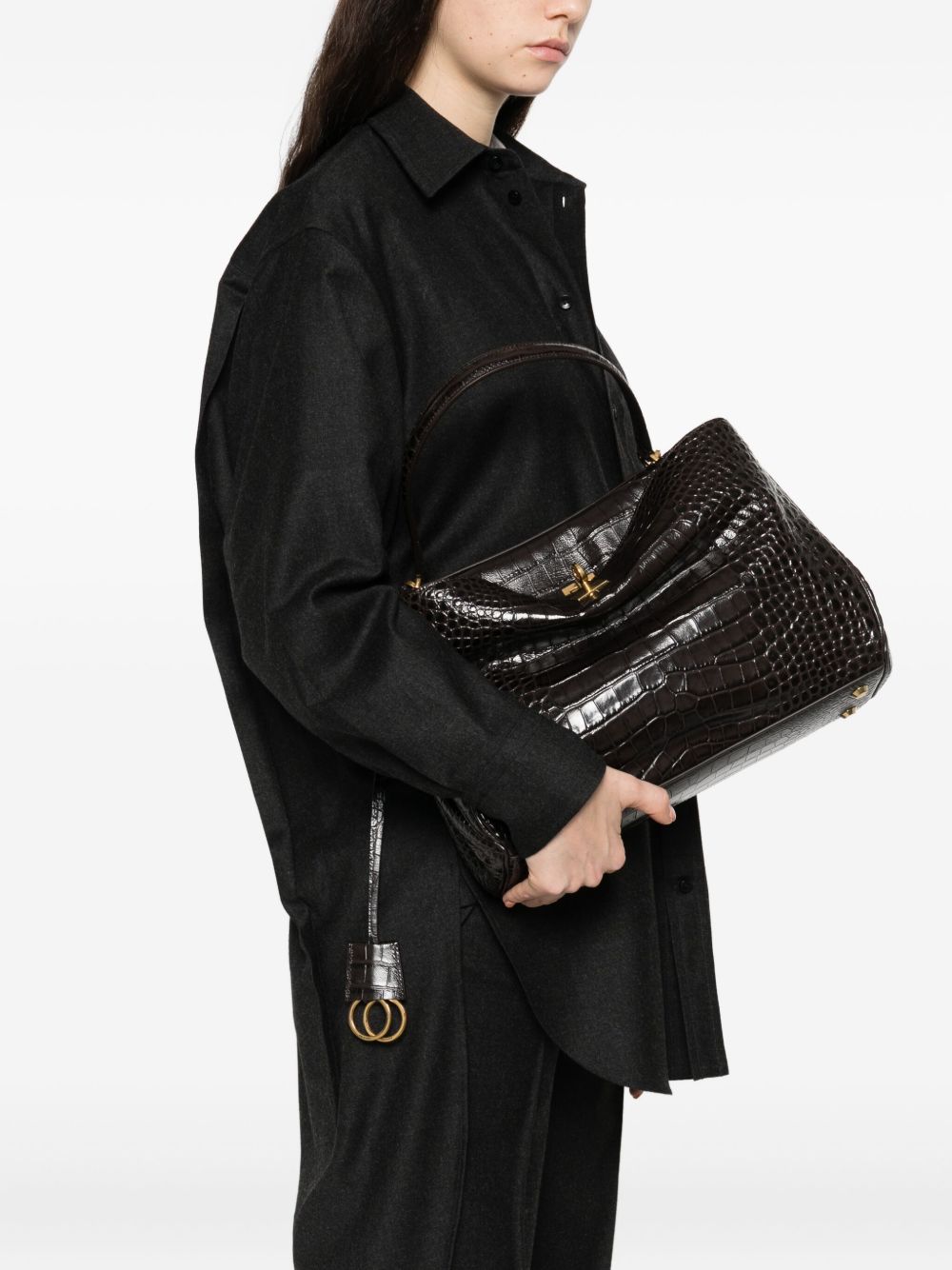 Balenciaga Bags Marrone Scuro Leather 100 %