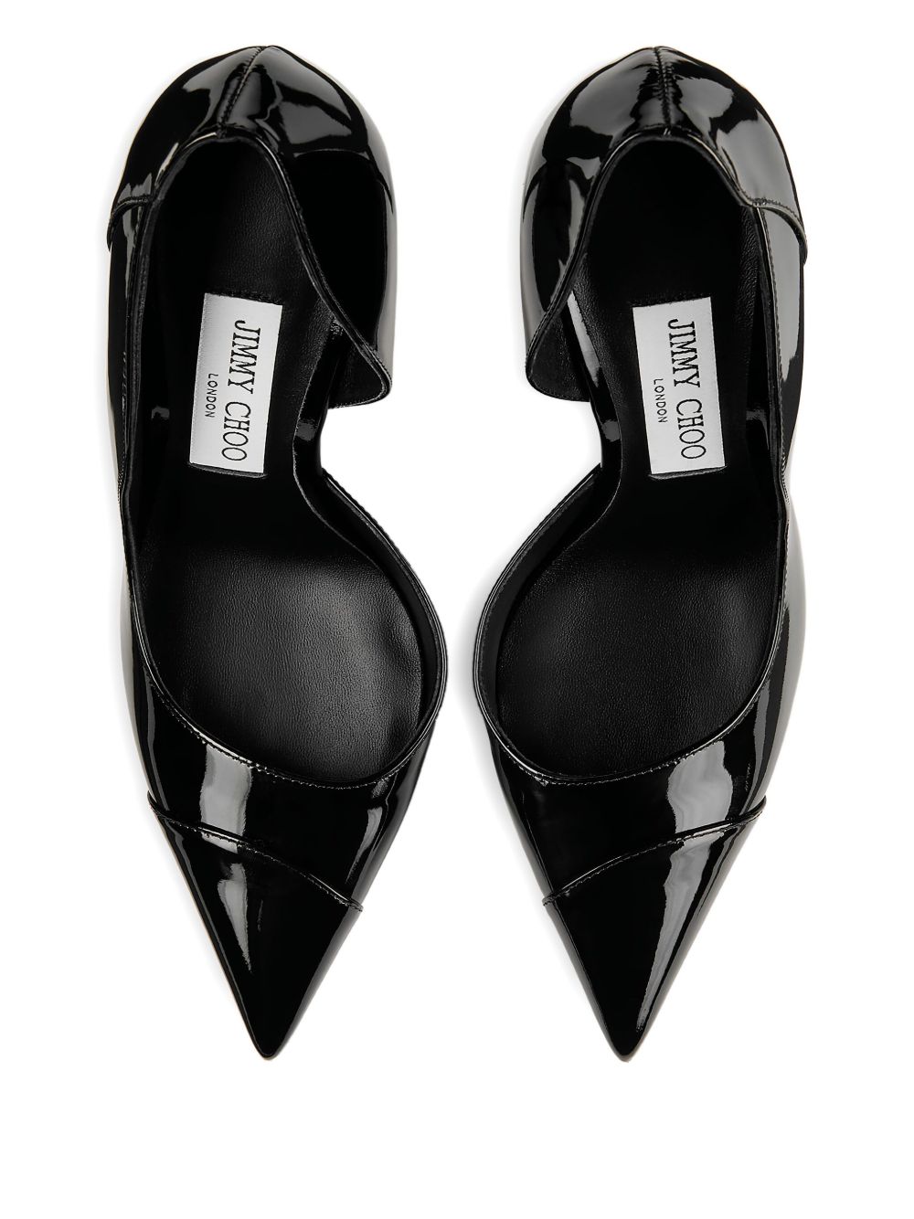 Jimmy Choo With Heel Black Leather Salpa Metal Plastic