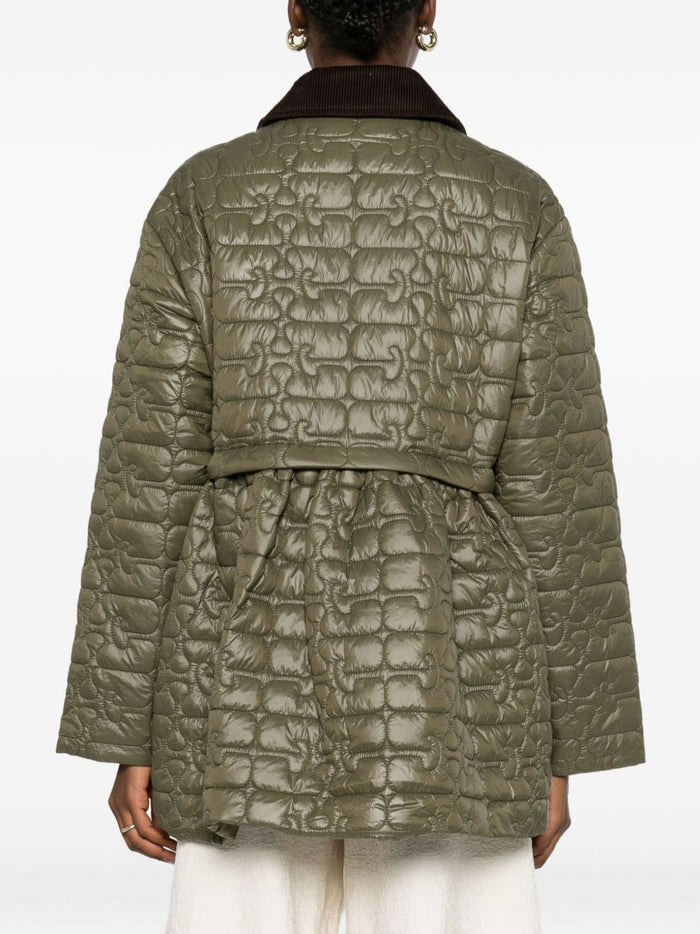 Ganni Jackets Green Recycled Nylon