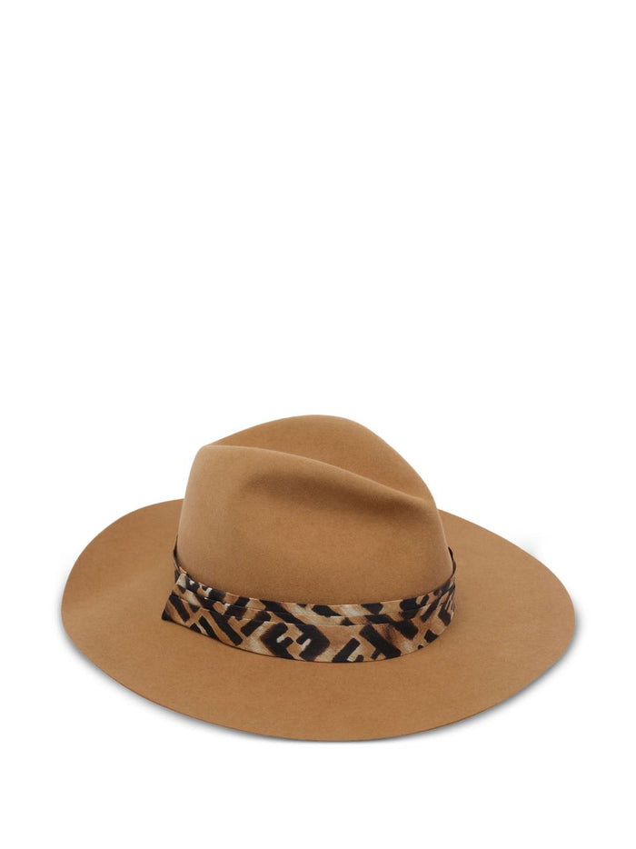 Fendi Hats Camel