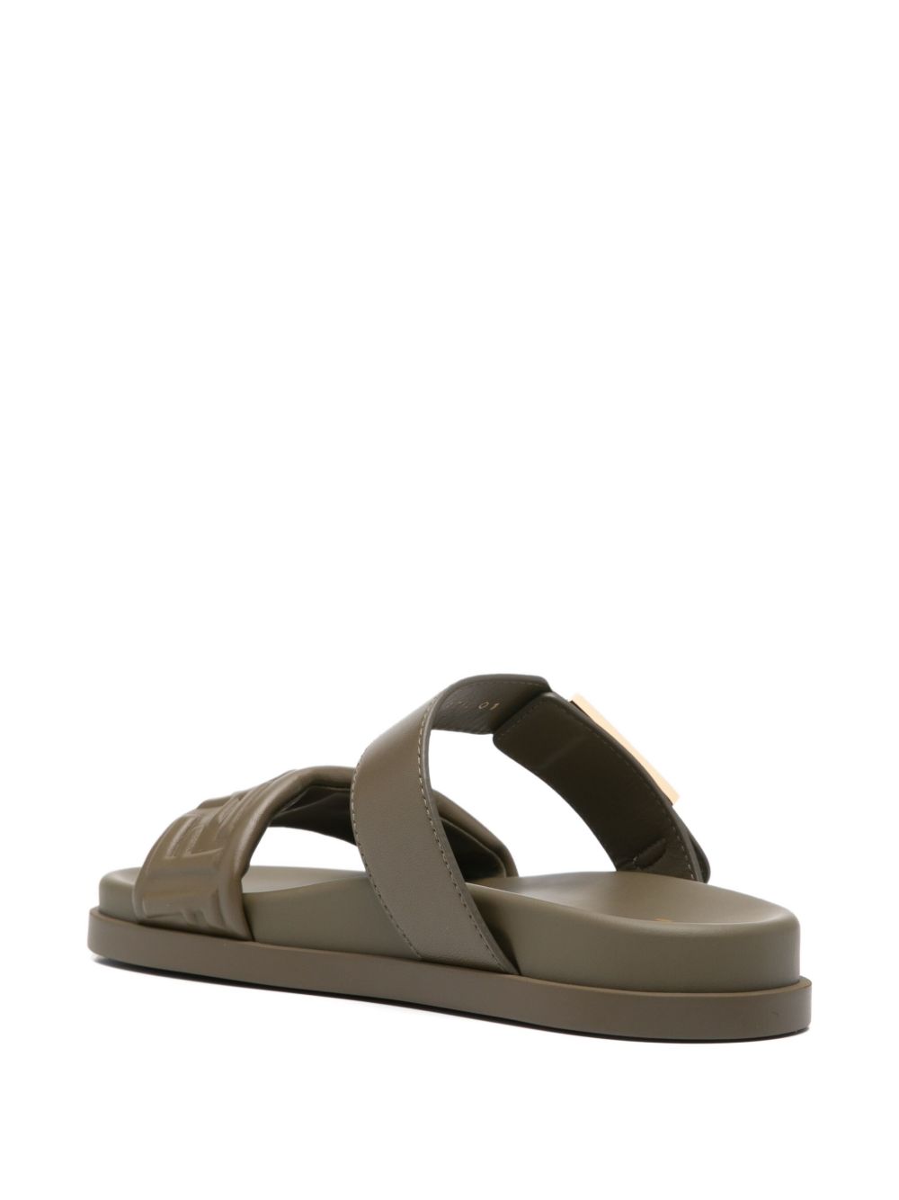 Fendi Sandals Green Agn+interno:vit