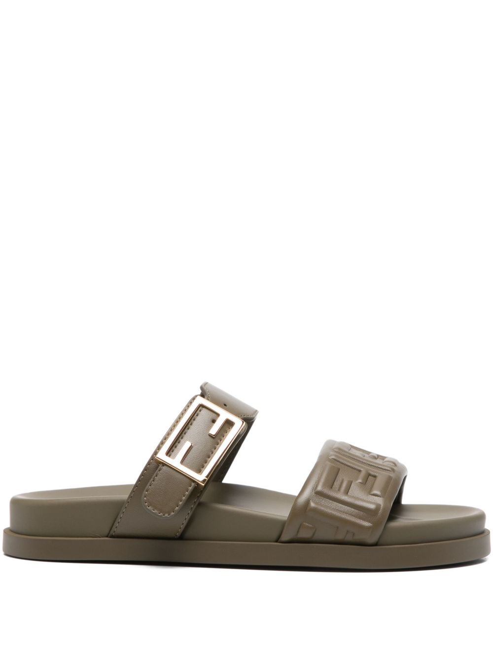 Fendi Sandals Green Agn+interno:vit