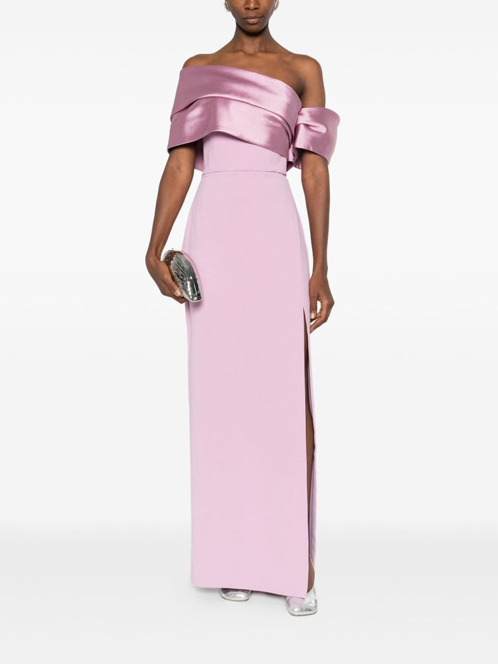Solace London Dresses Pink Polyester Elastane