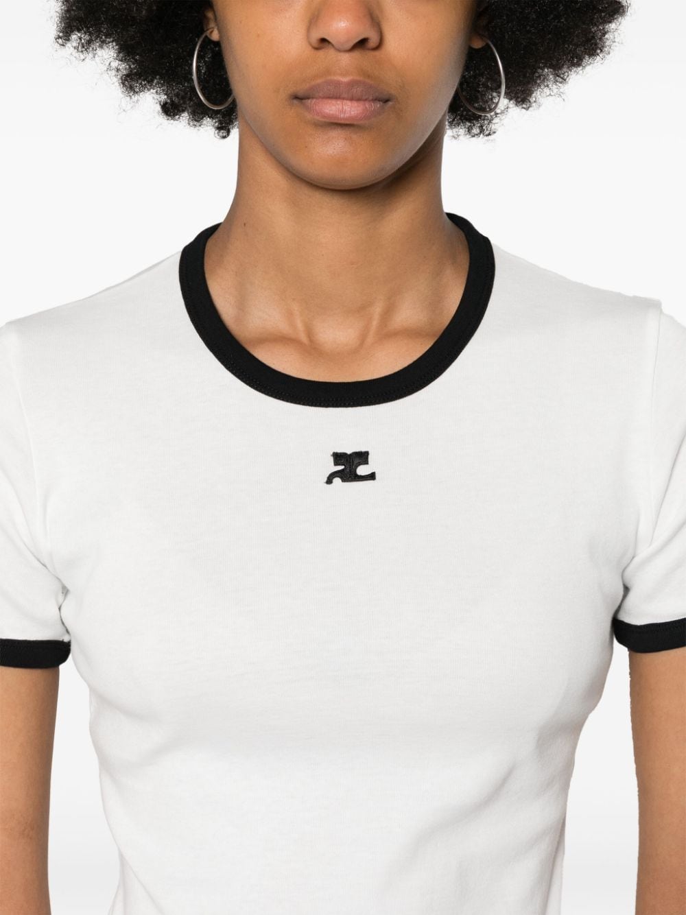 COURREGES PRE T-shirts and Polos White Cotton
