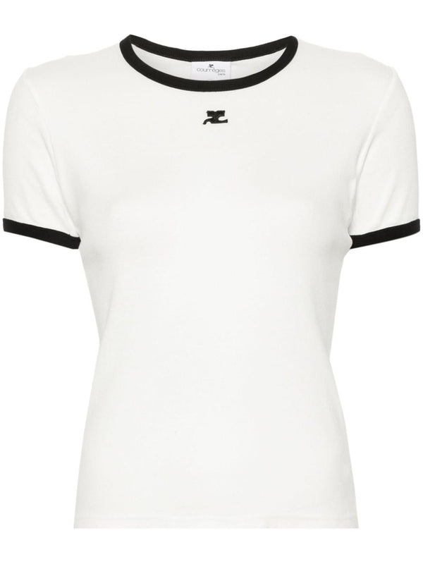 Courreges Pre Logo cotton t-shirt