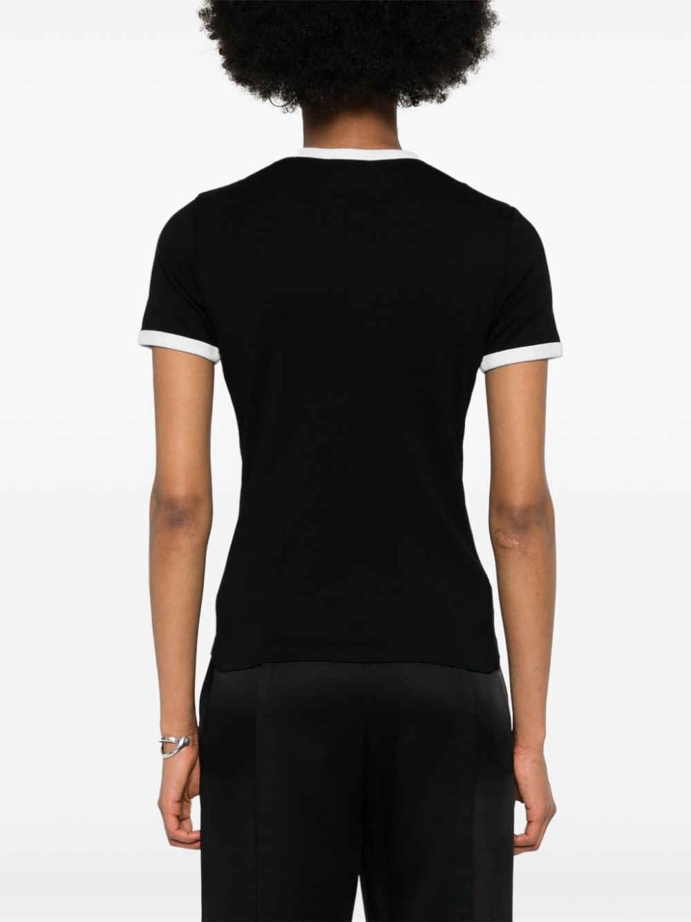 COURREGES PRE T-shirts and Polos Black Cotton