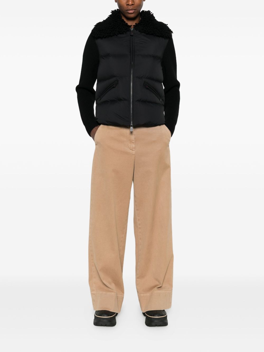 Moncler Grenoble Sweaters Black
