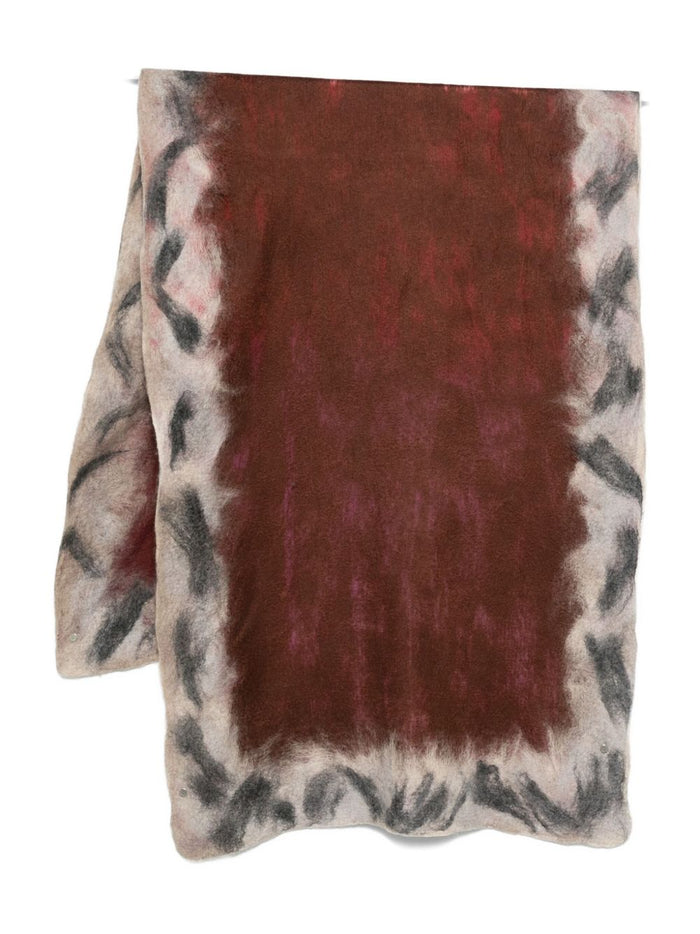 SILVANA MANETTI Scarfs Red Cashmere