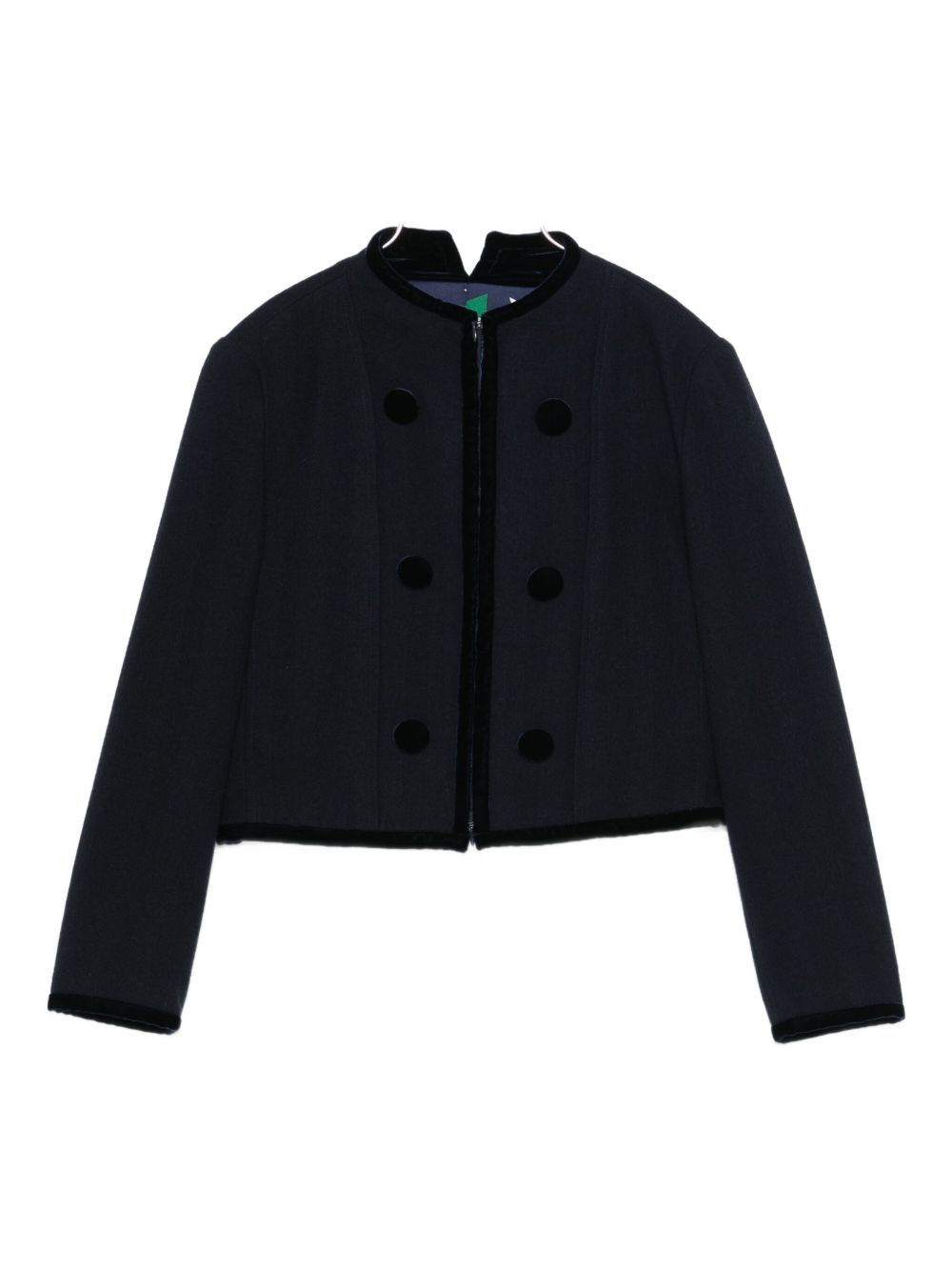 Emporio Armani Jackets Blu Virgin Wool