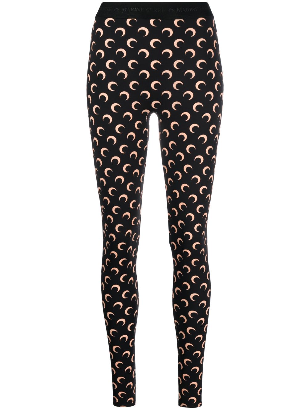 Marine Serre Trousers Black Recycled Polyamide