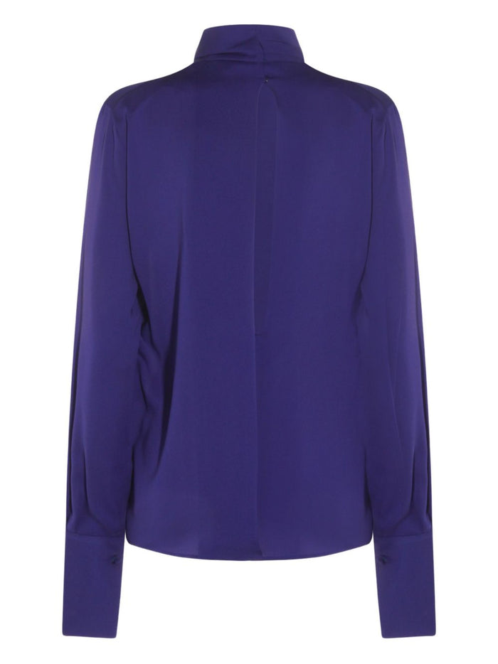 Tom Ford Top Blue Silk