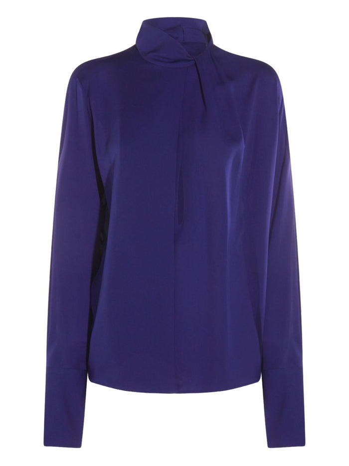 Tom Ford Top Blue Silk
