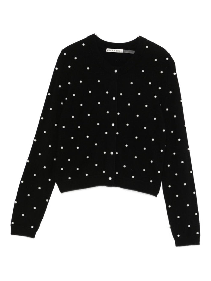 Alice + Olivia Sweaters Black Cashmere Nylon