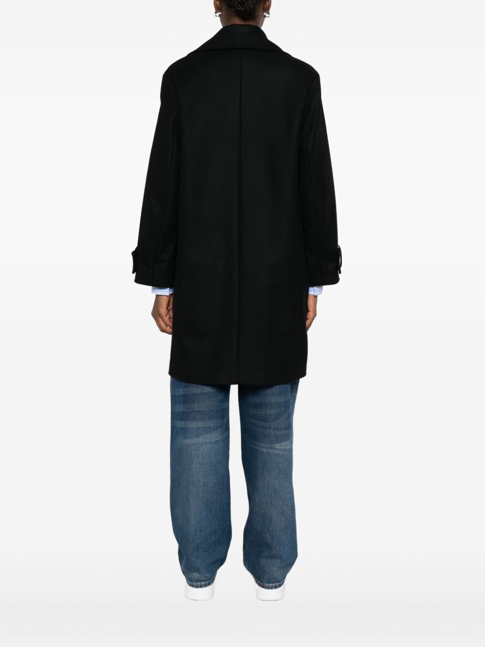 Paul Smith Coats Black Outer: Wool