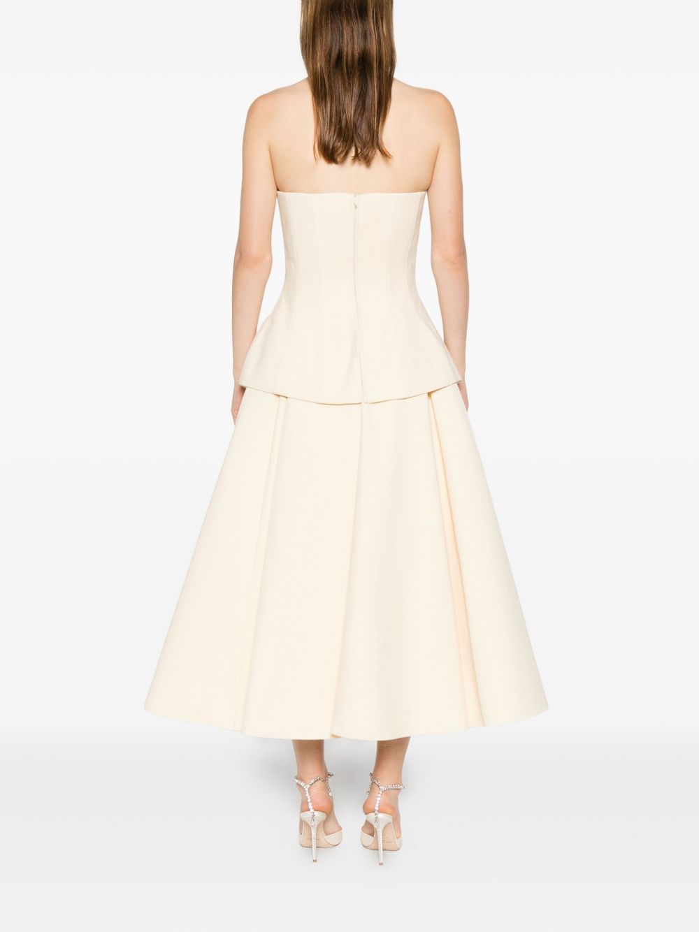 Solace London Dresses White Polyester Elastane