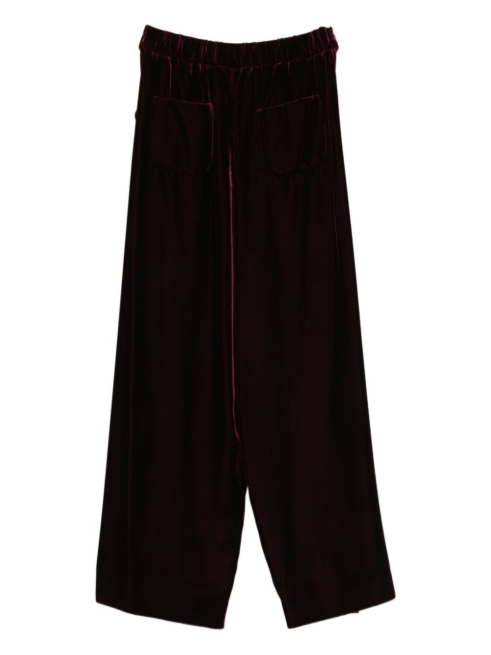 Emporio Armani Trousers Bordeaux Viscose