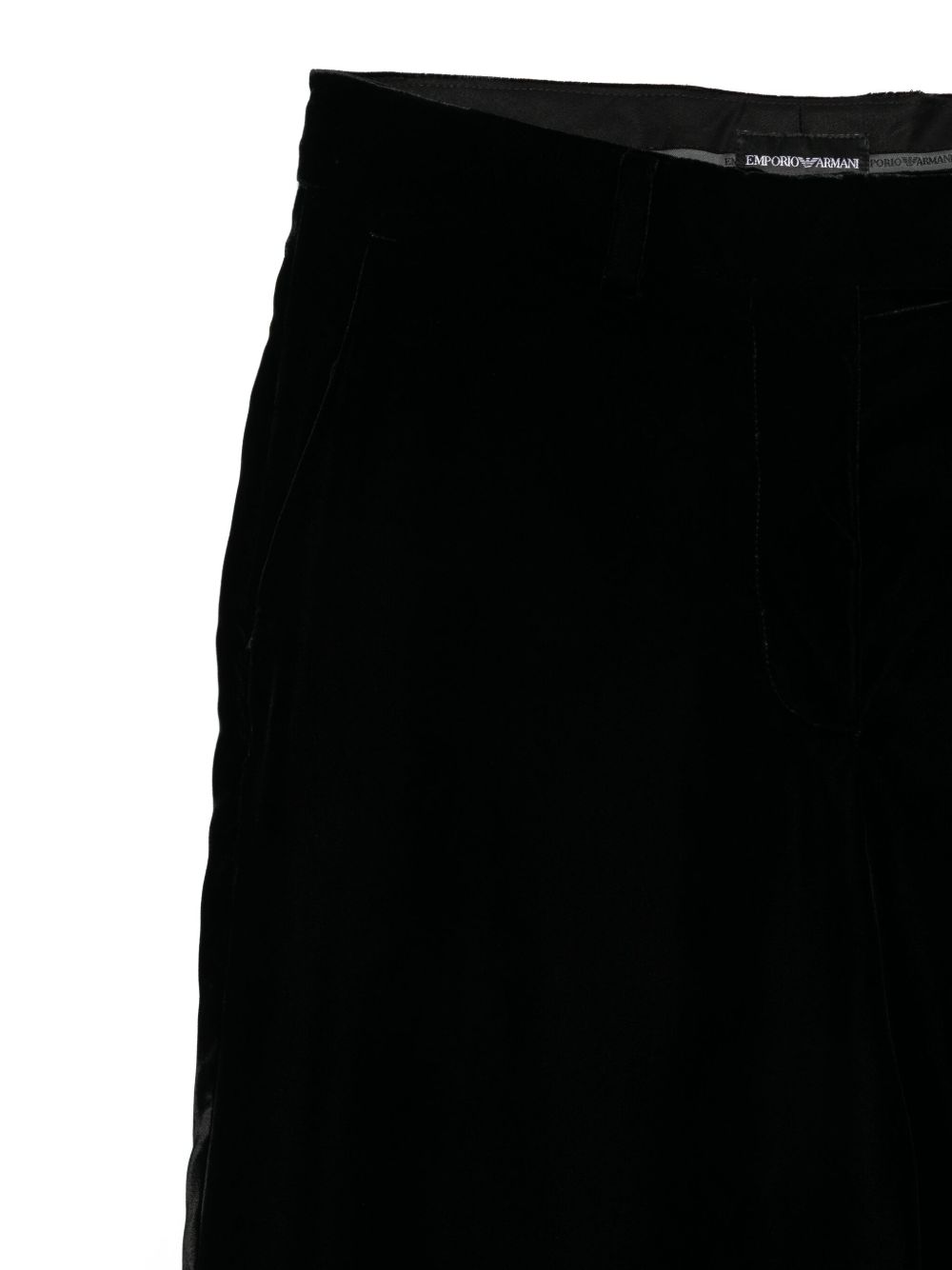 Emporio Armani Trousers Nero Viscose
