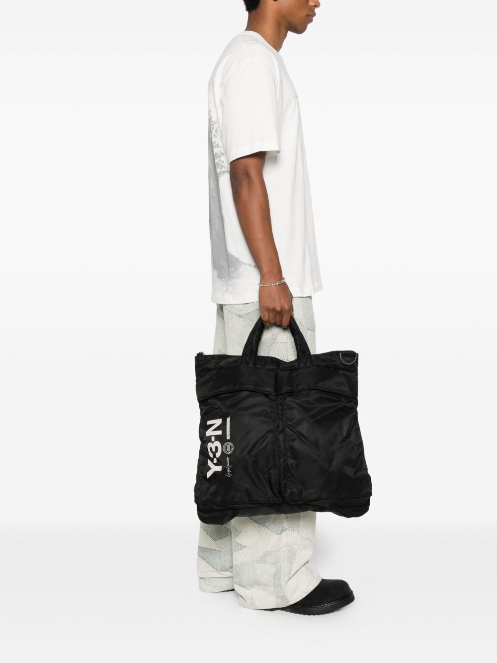 Y-3 X Nbhd Bags Black Outer: Recycled Polyamide