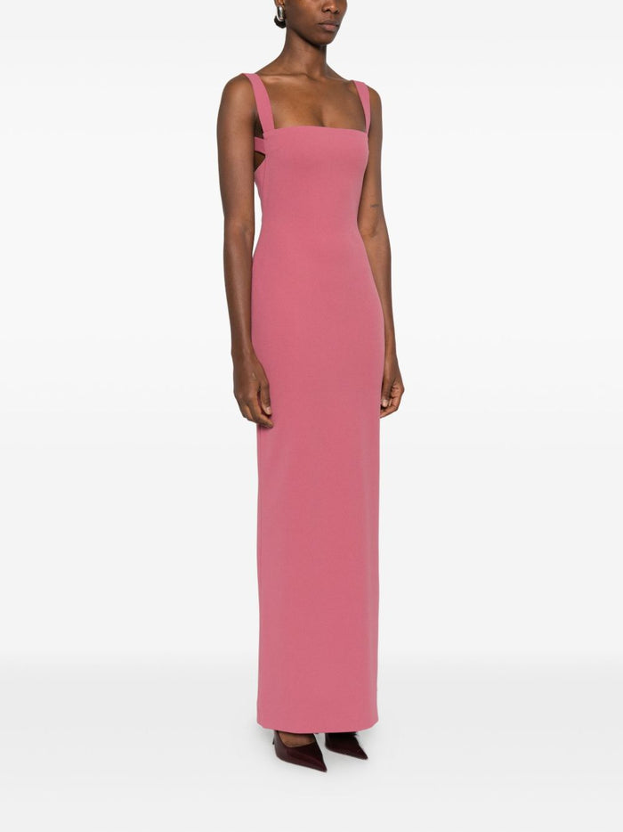 Solace London Dresses Pink Polyester Elastane