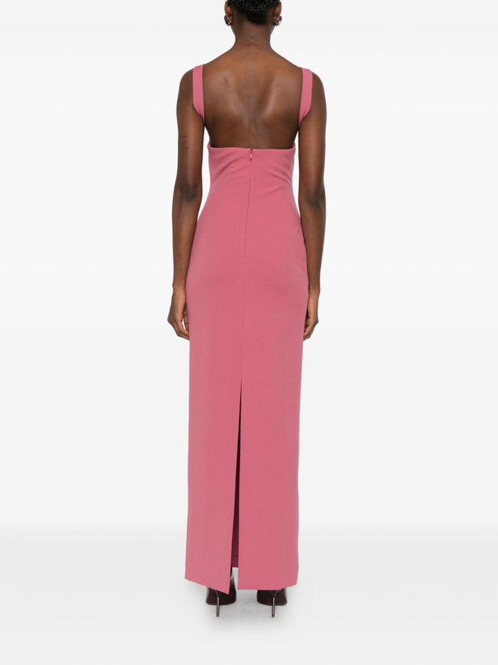 Solace London Dresses Pink Polyester Elastane