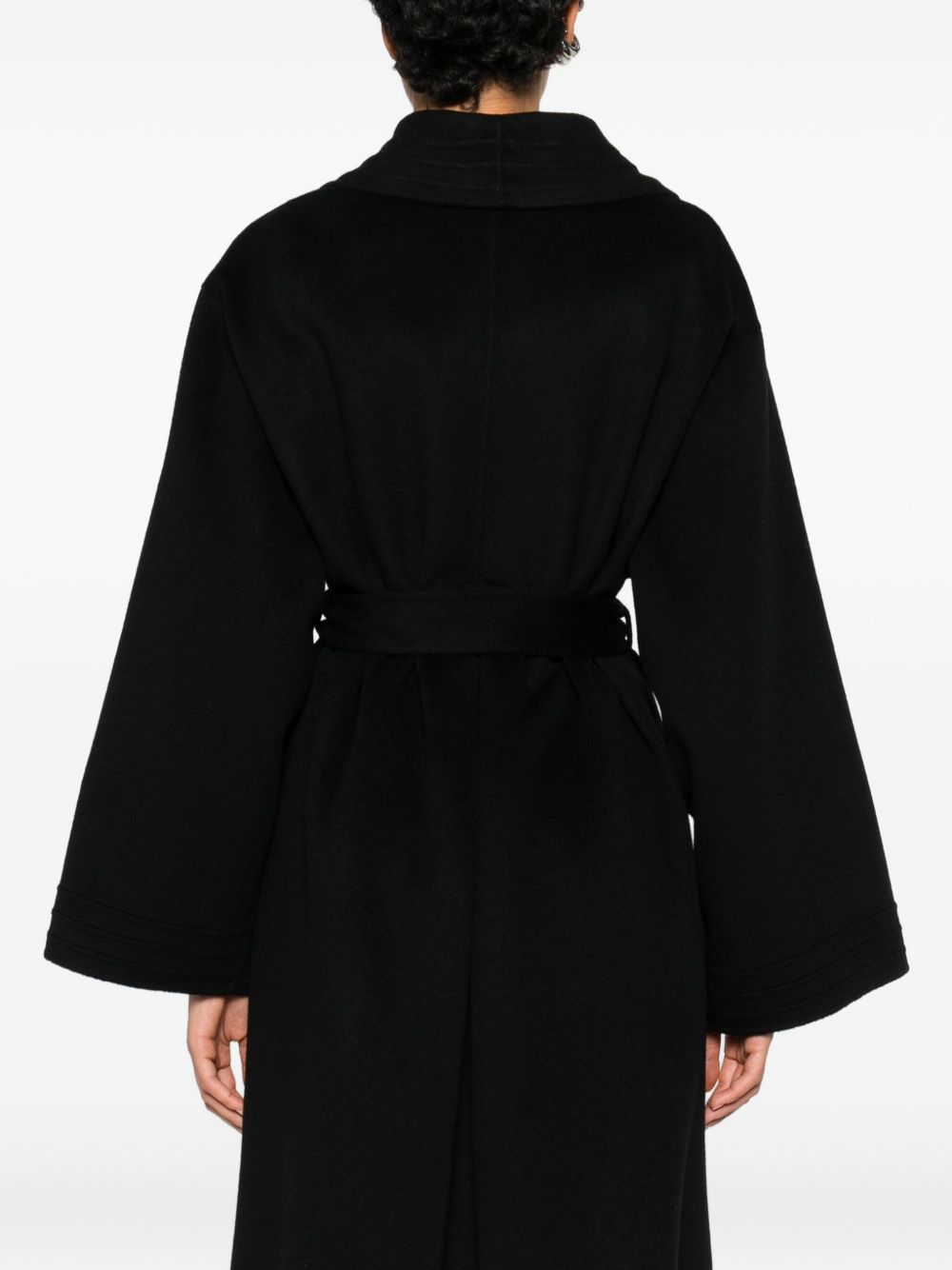 Emporio Armani Coats Nero Cashmere