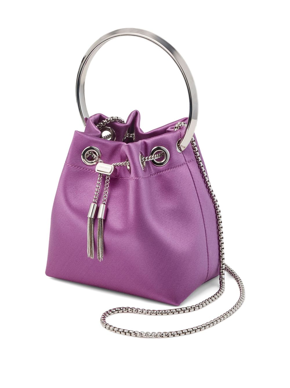 Jimmy Choo Bags Purple Fabric Brass