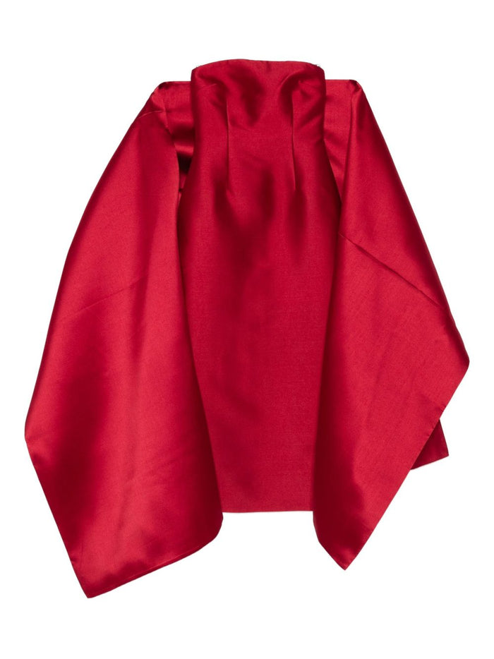 Solace London Dresses Red Polyester Elastane