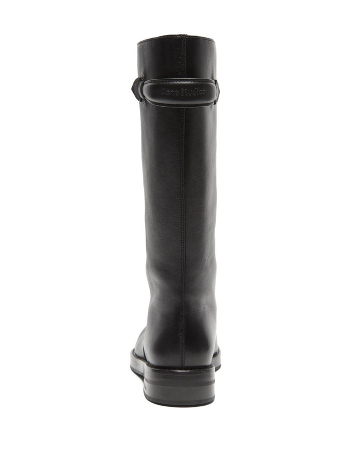 Acne Studios Boots Black Leather 100 %