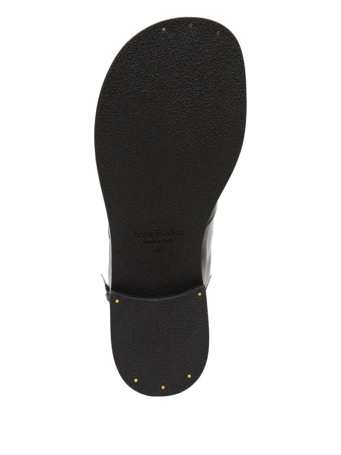 Acne Studios Boots Black Leather 100 %