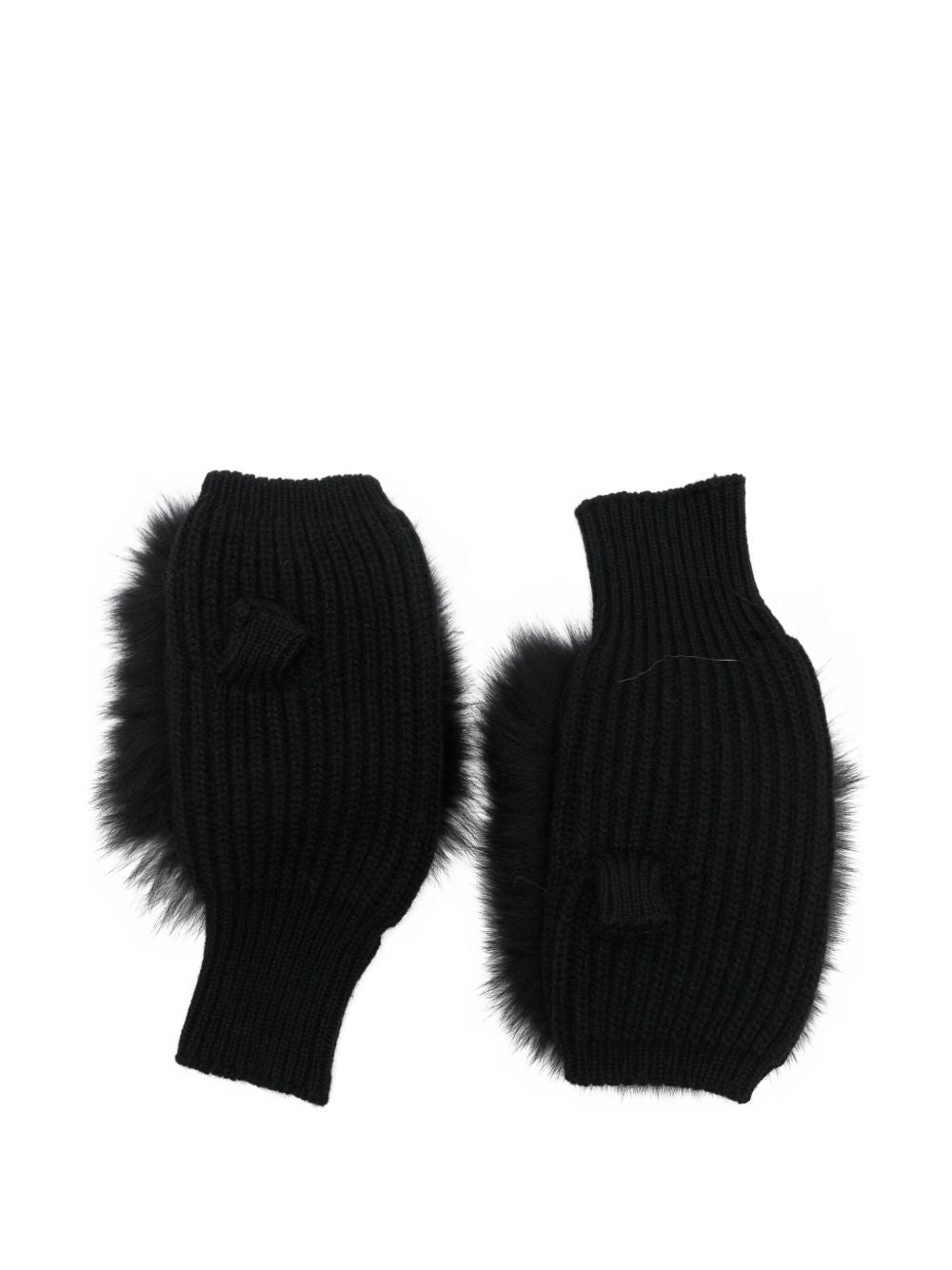 Alpo Gloves Black Cashmere 100 %
