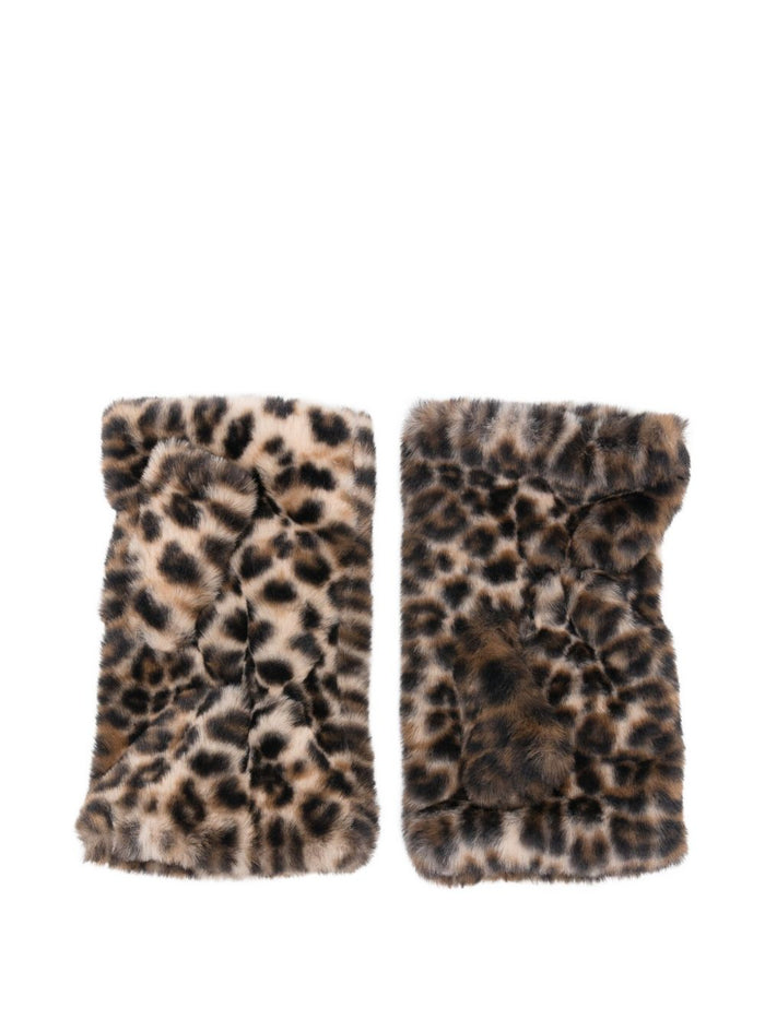 Alpo Gloves Brown Polyester