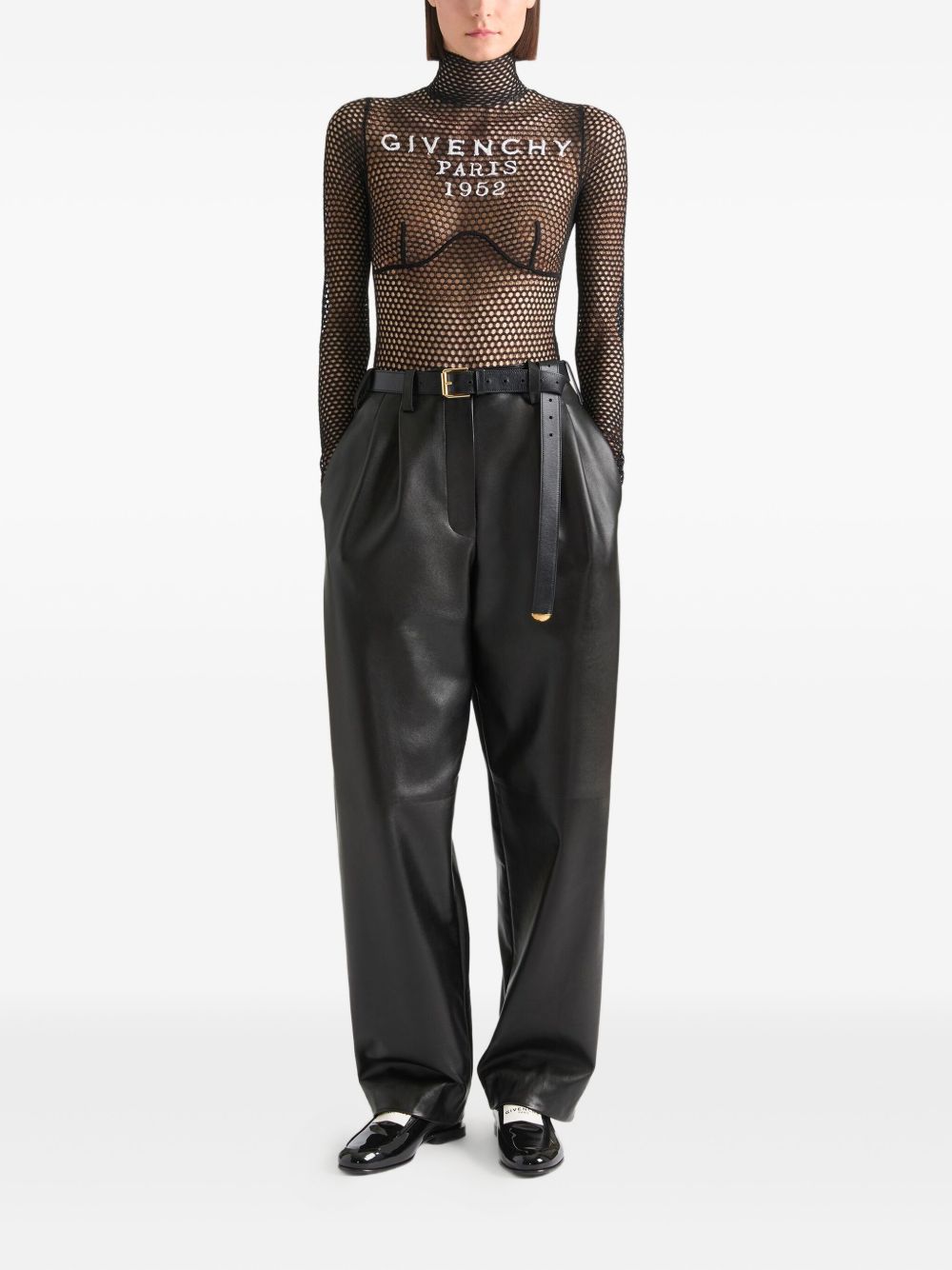 Givenchy Top Black Synthetic->polyester100.0 %