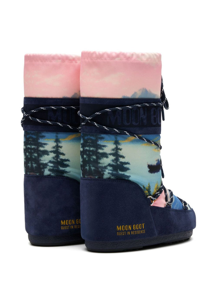 MOON BOOT X GUEST IN RESIDENCE Blue Outer: Polyester