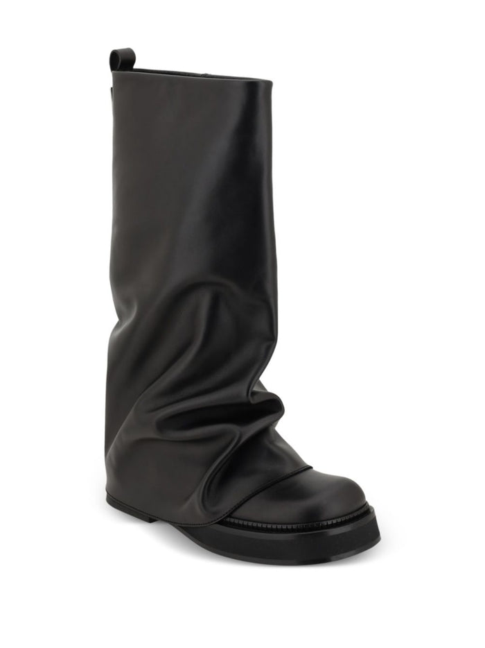 The Attico Boots Black Calf Leather