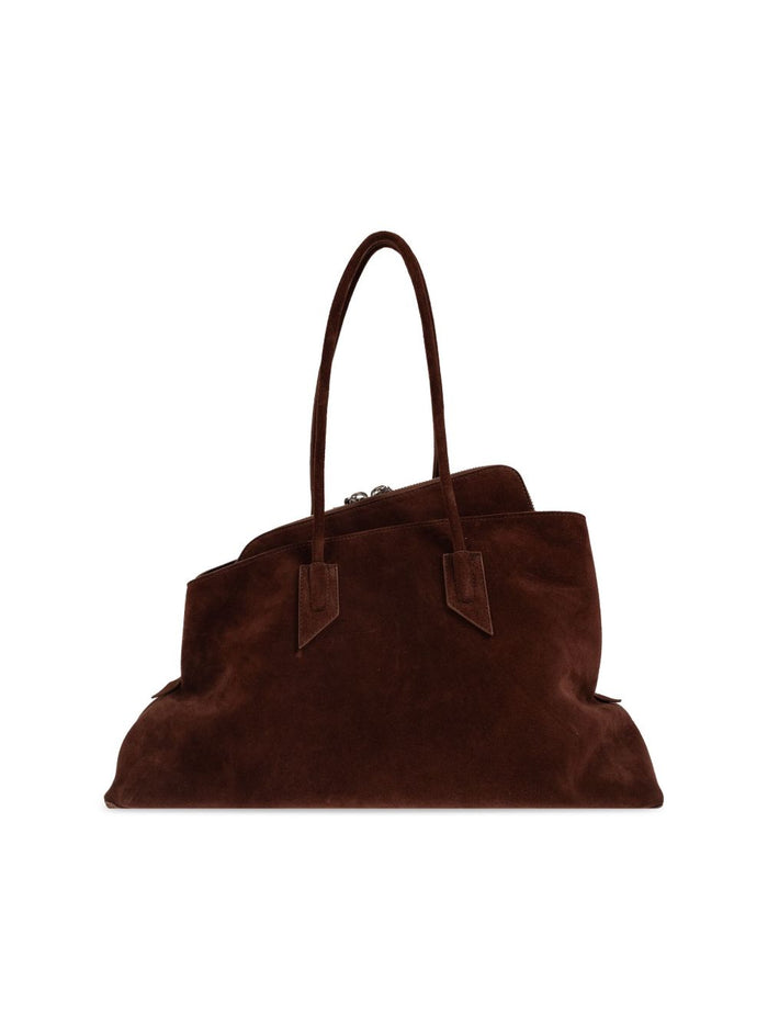 The Attico Bags Brown Suede