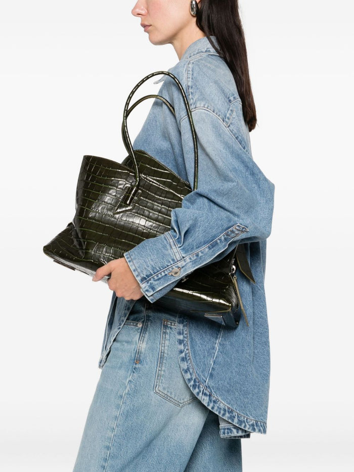 The Attico Bags Green Calf Leather