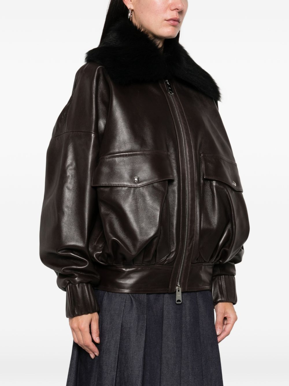 Khaite Jackets Marrone Scuro