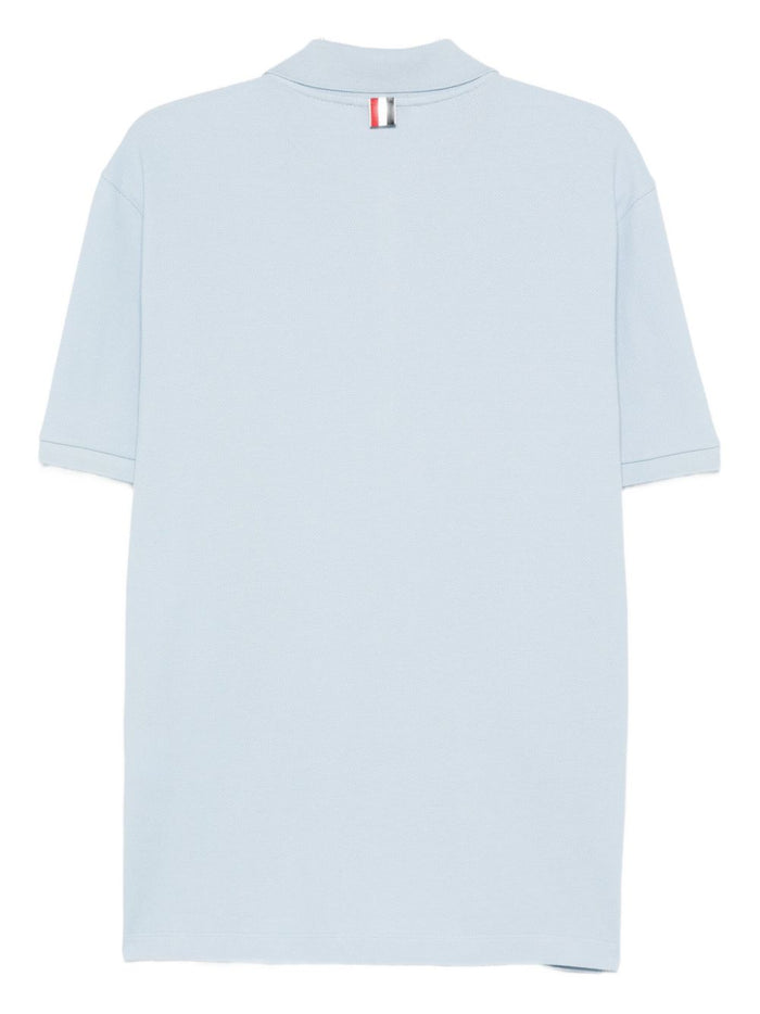 Thom Browne T-shirts and Polos Clear Blue Cotton