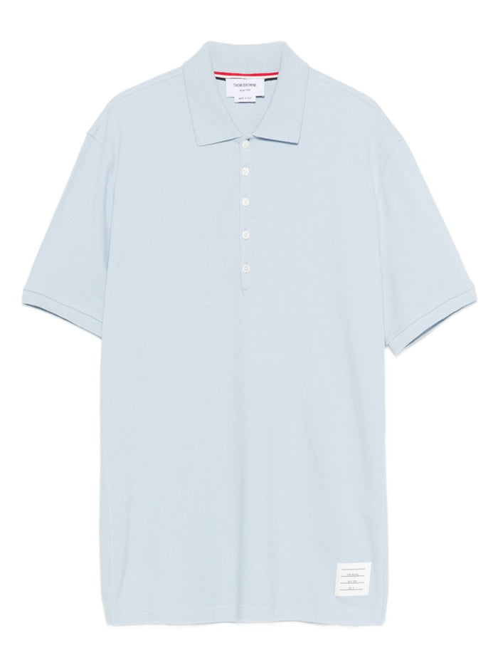 Thom Browne T-shirts and Polos Clear Blue Cotton