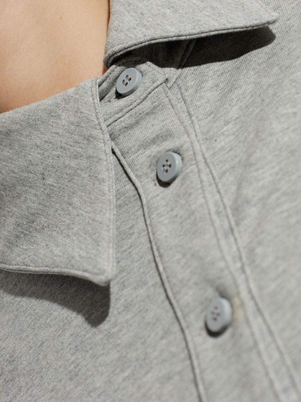 The Attico T-shirts and Polos Grey Cotton Elastane