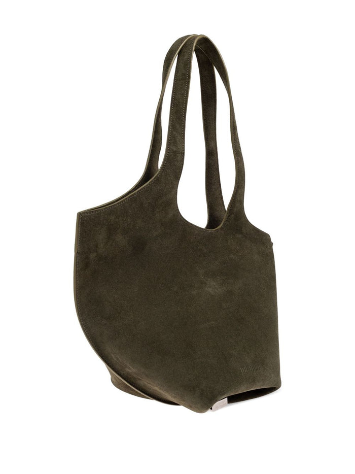 The Attico Bags Green Suede