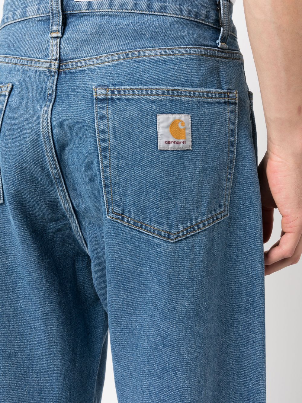 Carhartt Wip Pre Jeans Blue Cotton