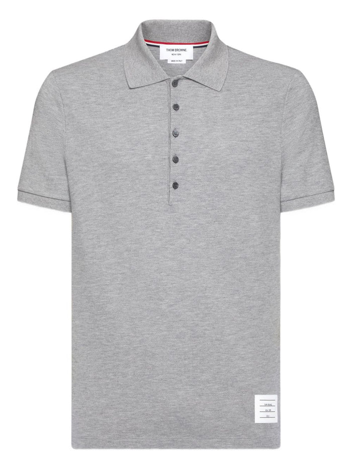 Thom Browne T-shirts and Polos Light Grey Cotton
