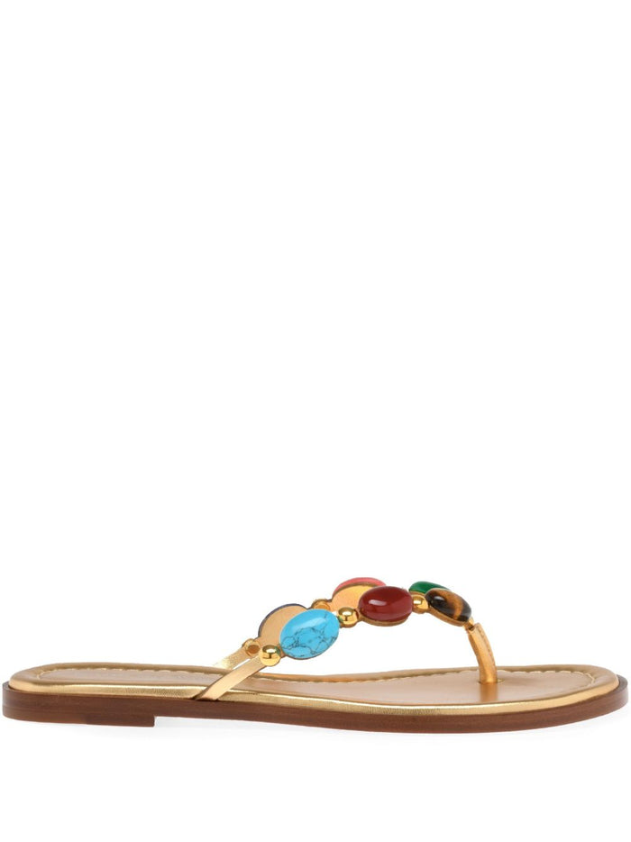 Gianvito Rossi Sandals Leather Brown Calf